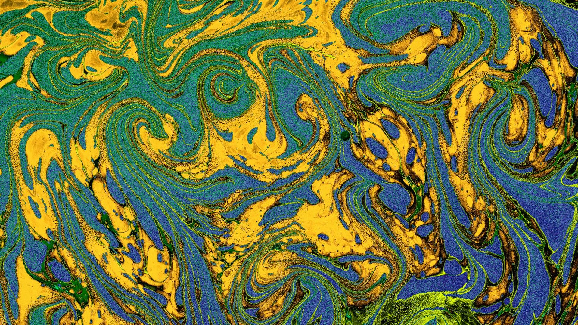 Abstract representation of fluid motion and energy.